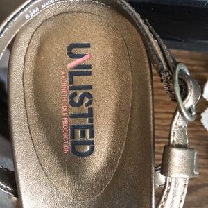 Copped colored heels